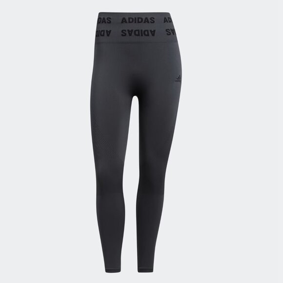 NWT Adidas Training Aeroknit 7/8 High-Rise Tights - Picture 1 of 3